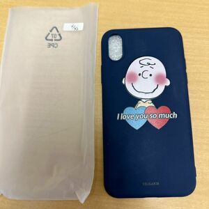 訳あり品チャーリーブラウンスマホケースiPhoneX/XS