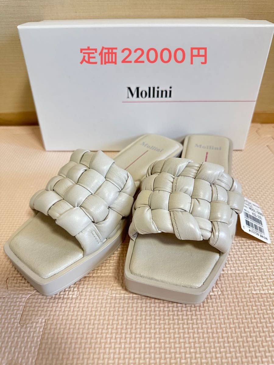 サンダル 【Mollini/モリーニ】サークルモチーフバブーシュ 37|PayPay