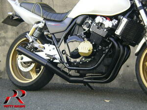 プリティー HONDA CB400SF VTEC NC39 (ショート管) 70π マフラー 黒