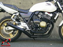 プリティー HONDA CB400SF VTEC NC39 (ショート管) 70π マフラー 黒_画像3