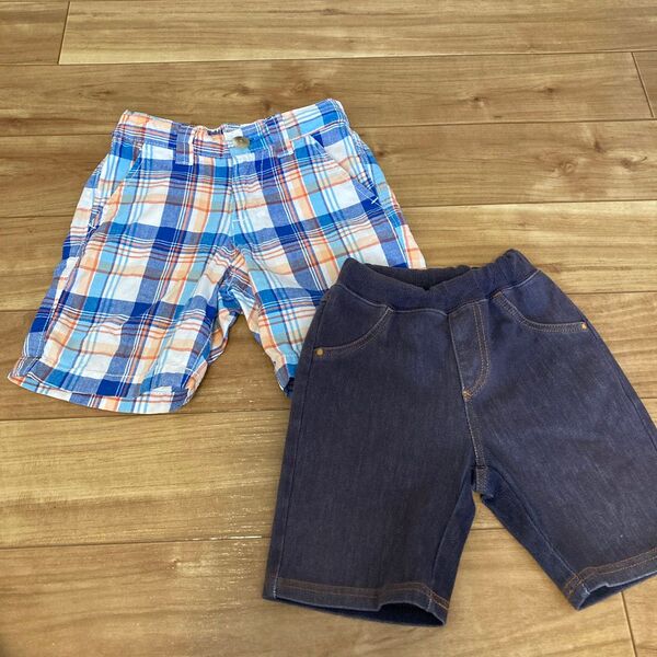 オールドネイビー UNIQLO 90㎝ ハーフパンツ 半ズボン 2枚セット 男の子