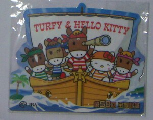 【JRA 日本中央競馬会】TURFY & HELLO KITTY マウスパッド 第58回宝塚記念