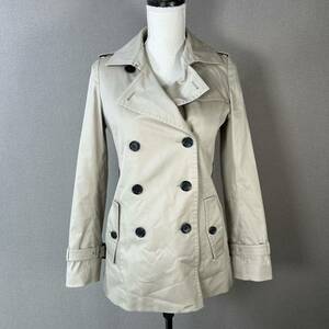 YT0237 INDIVI Indivi trench coat size 36 lady's belt is stockout Short to wrench 