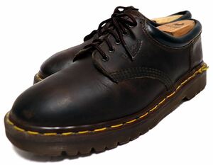 [イングランド製] Dr.Martens 6 24㎝　プレーントゥ ブラウン　3ホール　高級靴　本革　フォーマル　紳士靴　人気ブランド　送料無料！