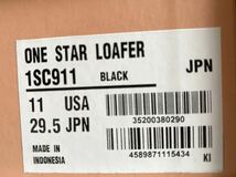 CONVERSE ADDICT ONE STAR　LOAFER BLACK　29.5cm ワンスター　ワンスターローファー　コンバースアディクト NEXUSVII_画像2