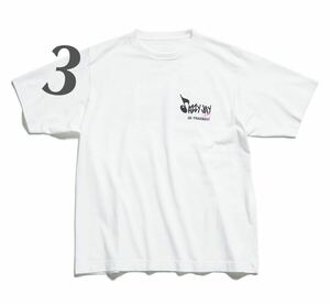 uniform experiment FRAGMENT : JAZZY JAY / JAZZY 5 WIDE TEE 　WHITE 3 L fragment Tシャツ