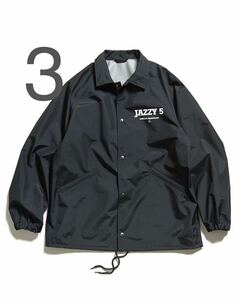 uniform experiment 23SS FRAGMENT : JAZZY JAY / JAZZY 5 COACH JACKET BLACK 3 L fragment　コーチジャケット