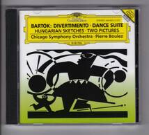 【輸入CD】BARTOK : Dance Suite / Hungarian Sketches, etc. Boulez / C. S. O. バルトーク　舞踏組曲　ブーレーズ　シカゴ_画像1