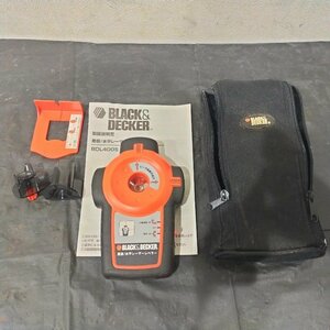 中古現状品 ★ BLACK＆DECKER 垂直 水平 レーザーレベラー BDL400S 動作未確認 ★ レーザー距離計