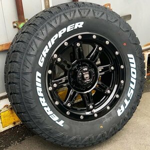 デモカー装着品特価 285/70R17 FJクルーザー ハマーH3 エスカレード タホ サバーン 17インチタイヤホイール ホワイトレター 139.7 6穴 9J