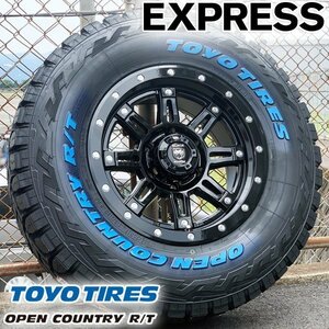 新品 シボレー エクスプレス EXPRESS 17インチタイヤホイール TOYO OPENCOUNTRY RT 265/65R17 265/70R17 285/70R17 ホワイトレター