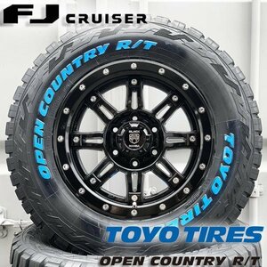 新品 FJクルーザー 17インチタイヤホイール TOYO OPENCOUNTRY RT 265/65R17 265/70R17 285/70R17 ホワイトレター