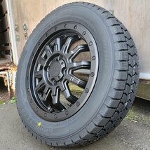 国産 スタッドレスタイヤ 14インチ 165/65R14 ホンダ N-VAN タイヤ ホイール 4本セット グッドイヤー アイスナビ 7 冬タイヤ NVAN nvan_画像3