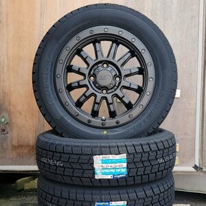 国産 スタッドレス 軽トラ 軽バン 箱バン 純正車高装着可能サイズ 155/65R14 タイヤ ホイール セット 新品 4本 GOODYEAR ICE NAVI 8