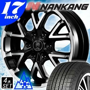 新品 17インチ スタッドレス タイヤホイール 4本セット 200系 ハイエース レジアスエース ナンカン SNC-1 215/60R17C