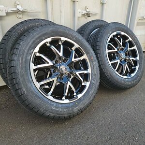 即納 ハイエース スタッドレスタイヤ 車検対応 17インチ ホイール タイヤ 4本セット 215/60R17 ナンカン SNC1 貨物車