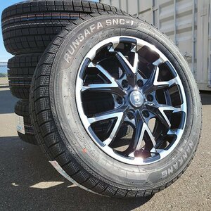 即納 ハイエース スタッドレスタイヤ 車検対応 17インチ ホイール タイヤ 4本セット 215/60R17 ナンカン SNC1 貨物車