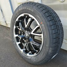 即納 ハイエース スタッドレスタイヤ 車検対応 17インチ ホイール タイヤ 4本セット 215/60R17 ナンカン SNC1 貨物車_画像1