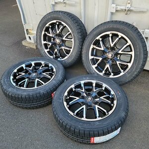 即納 ハイエース スタッドレスタイヤ 車検対応 17インチ ホイール タイヤ 4本セット 215/60R17 ナンカン SNC1 貨物車