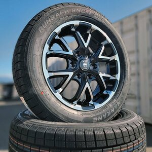 ハイエース スタッドレスタイヤ 車検対応 17インチ ホイール タイヤ 4本セット 215/60R17 ナンカン SNC1 貨物車