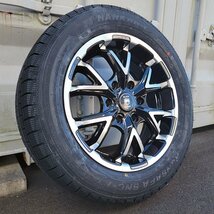 即納 ハイエース スタッドレスタイヤ 車検対応 17インチ ホイール タイヤ 4本セット 215/60R17 ナンカン SNC1 貨物車_画像5