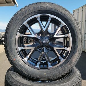 ハイエース スタッドレスタイヤ 車検対応 17インチ ホイール タイヤ 4本セット 215/60R17 ナンカン SNC1 貨物車