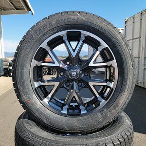 即納 ハイエース スタッドレスタイヤ 車検対応 17インチ ホイール タイヤ 4本セット 215/60R17 ナンカン SNC1 貨物車