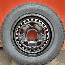 販売開始 新品 スタッドレス 16インチ タイヤホイール 4本セット ハンコック 175/80R16 Hankook 冬タイヤ ジムニー JB64 JA23 JA11 JA22_画像3