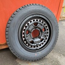 販売開始 新品 スタッドレス 16インチ タイヤホイール 4本セット ハンコック 175/80R16 Hankook 冬タイヤ ジムニー JB64 JA23 JA11 JA22_画像8