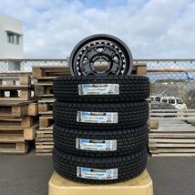 即納!! スタッドレス JB64 JB23 JA11 ジムニー タイヤホイールセット 4本 175/80R16_画像3