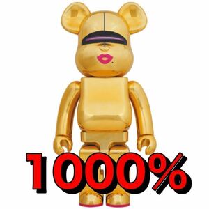 MEDICOM TOY BE@RBRICK SORAYAMA 2G GOLD Ver. 1000% メディコムトイ ベアブリック 空山基 未使用