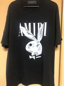 新品！！AMIRIロゴ 半袖 Tシャツ (ブラック) (XL)　