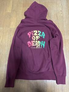 PIZZA OF DEATH ピザオブデス WANIMA ワニマ パーカー Lサイズ バーガンディ