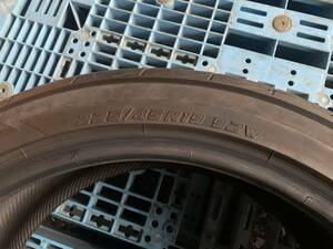 バリ山 ヨコハマ ADVAN FLEVA 225/45R19 製造年数19年 残溝約7.0㎜ MADE IN JAPAN