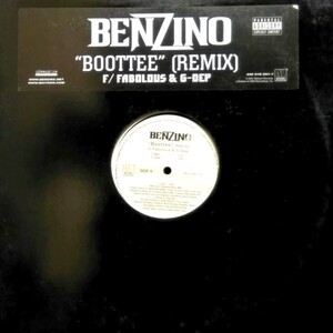 12inchレコード　 BENZINO / BOOTTEE (REMIX) feat. FABOLOUS & G-DEP