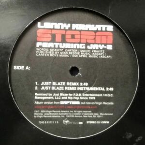 12inchレコード　 LENNY KRAVITZ / STORM feat. JAY-Z