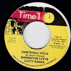 EPレコード　BARRINGTON LEVY & CUTTY RANKS / DANCEHALL ROCK