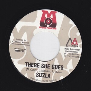 EPレコード　SIZZLA / THERE SHE GOES (SCREAM)