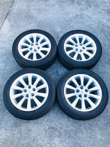 レクサス　LS460/LS600　中期　純正　18インチ　アルミホイール　中古美品　スタッドレス　4本　GOODYEAR 2014年製　18X7.5JJ　+32　PCD120