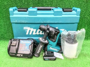 中古品 makita マキタ 10.8V 1.5Ah 14mm 充電式ハンマドリル HR140DSHX ※バッテリ1個+充電器セット