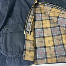 美品 英国製 Barbour SL BEAUFORT 38 バブアー ビューフォート スリムフィット ワックス オイルイングランド国内正規品スープリームス_画像8