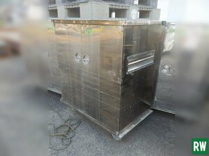 SUS430 movement type food . with casters width 1300× depth 790× height 1500mm cupboard cabinet stainless steel business use food factory . meal center [2-239176]
