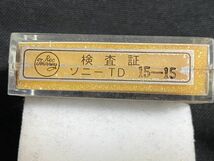 SONY用 ND-15G Rec Tourney TD-15-15 diamond stylus　レコード交換針_画像3
