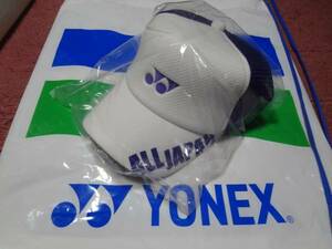 限定 ALL　JAPAN　ヨネックス　YONEX　キャップ　２０１４夏　ホワイト　ラス１