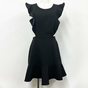 【N B36】中古　BCBGMAXAZRIA/ビーシービージーマックスアズリア　Nicole Ruffle Dress　フリルドレス　ワンピース　ミニスカート　US 6