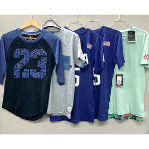 【SA324】未使用・タグ付き　NIKE/ナイキ　Tシャツ 5枚セット　半袖、七分袖　メンズ S　長期保管品 