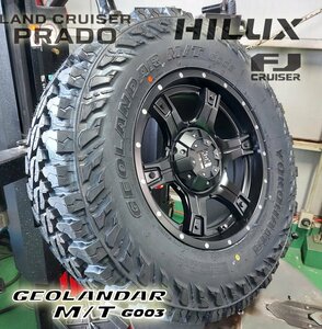 JL JK ラングラー LEXXEL OutLaw ヨコハマ ジオランダー MT G003 285/70R17 33x12.50R17 35x12.50R17 タイヤホイール17インチ