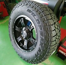 サーフ FJクルーザー プラド ハイラックス タイヤホイール 17インチ OutLaw FALKEN WILDPEAK A/T3W 265/65R17 265/70R17 新品4本セット_画像6