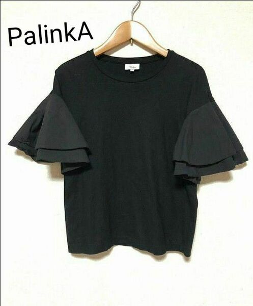 《PalinkA》フレアスリーブ 半袖 Tシャツ カットソー