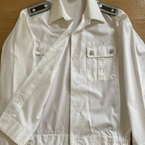 東ドイツ軍NVA空軍軍曹、制帽長袖シャツ 長袖 コットンシャツ ワークシャツ の画像6